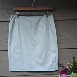 Strenesse  Cotton Light Green Pencil Skirt 40 8